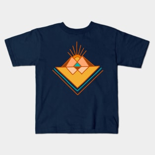 Sunset || Mountains || Abstract Nature Kids T-Shirt